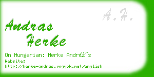 andras herke business card